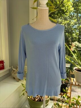 Roz & Ali Knit Sweater with Shoulder Zips